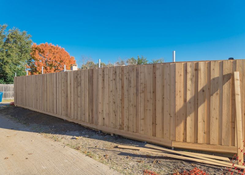 Completed Wooden Fence