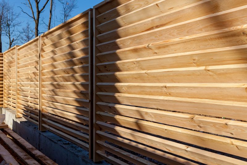 Solid Board Fence Installation